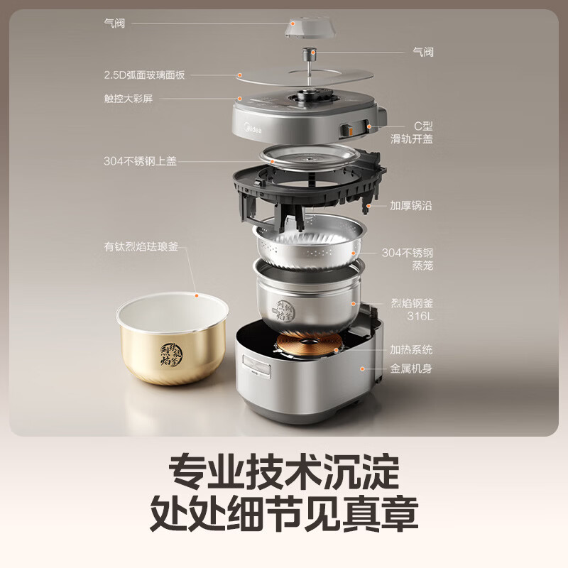 美的MY-S7电压力锅图片