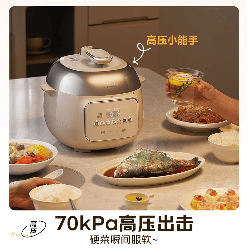 美的MY-C3940电压力锅图片