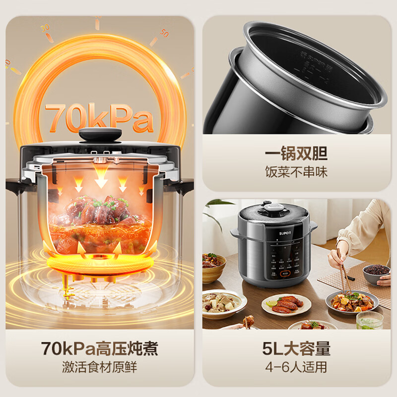 苏泊尔SY-50YC5031电压力锅图片