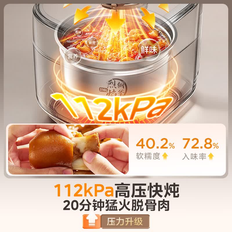 美的MY-S7电压力锅图片