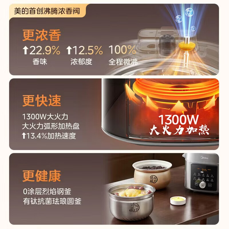 美的MY-E6825N电压力锅图片