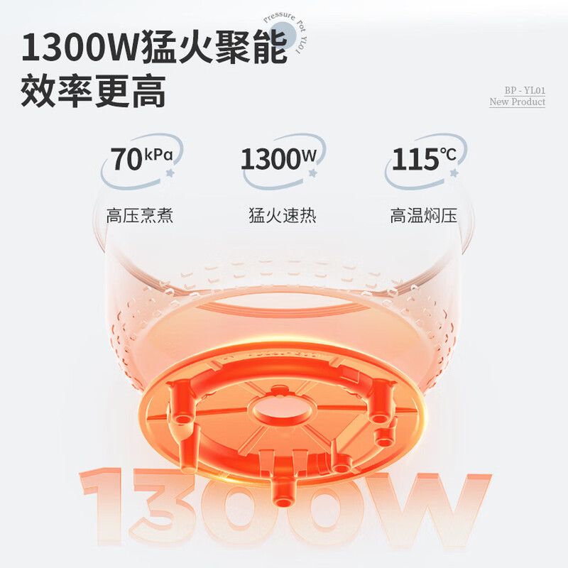 蓝宝BP-YL01电压力锅图片