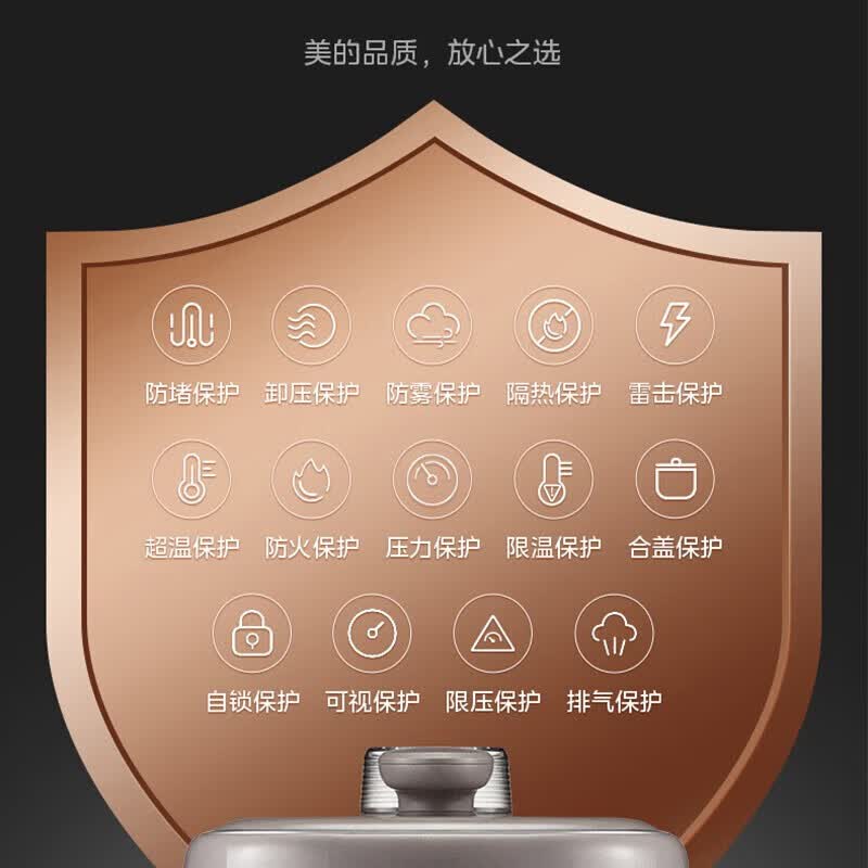 美的MY-C555电压力锅图片