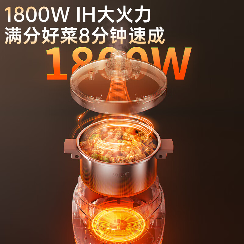 爱仕达AP-F50I168电压力锅图片