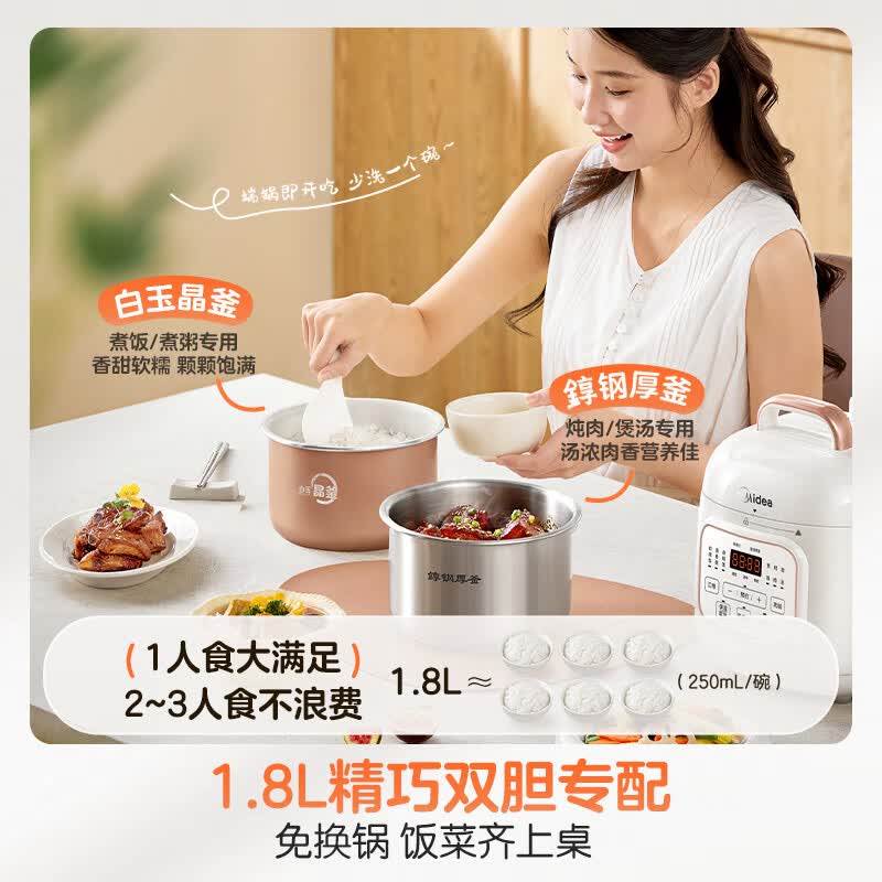 美的MY-E2925G电压力锅图片