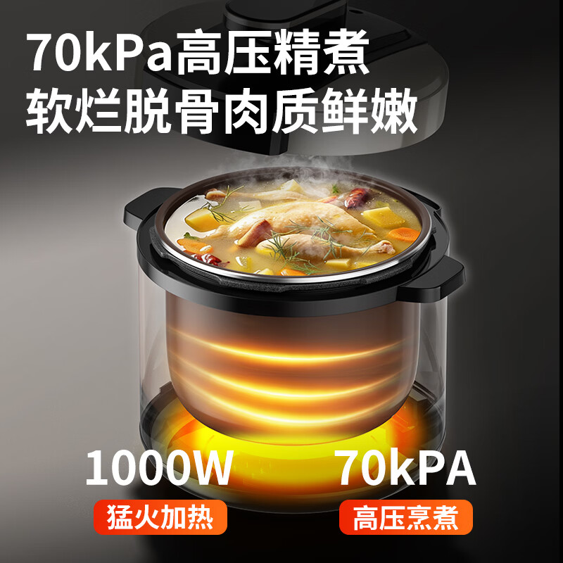 三角牌SJ40H-06YD2电压力锅图片