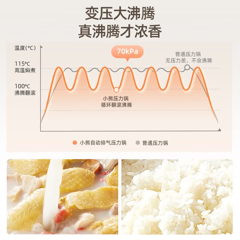 小熊YLB-D25F1电压力锅图片