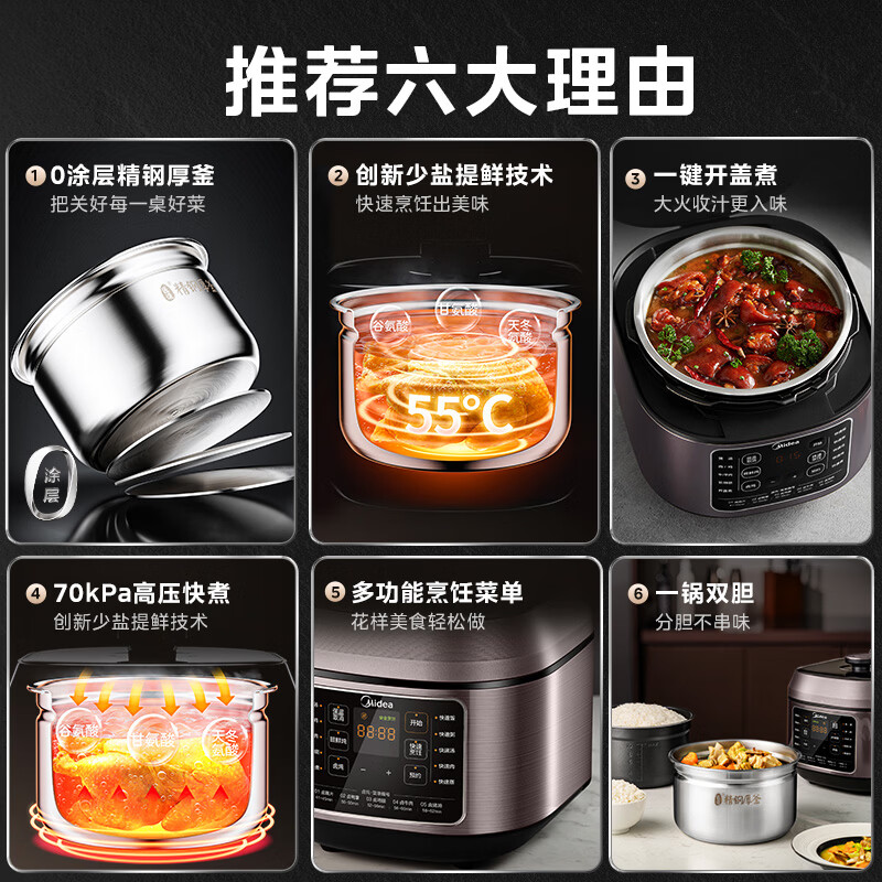 美的MY-C540G电压力锅图片