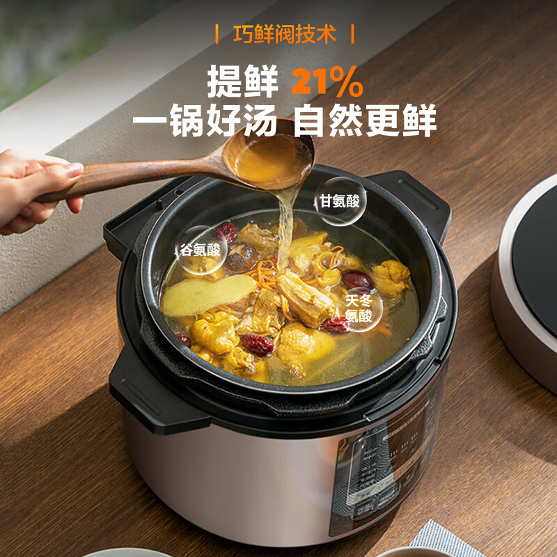 美的MY-YL50M3-751电压力锅图片