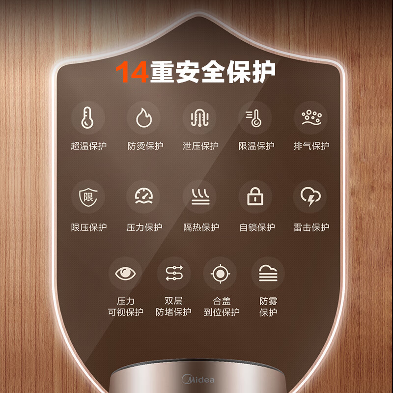 美的MY-YL50M3-751电压力锅图片