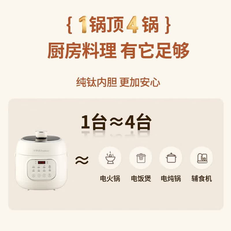 荣事达YDG20-60A263(Ti)电压力锅图片