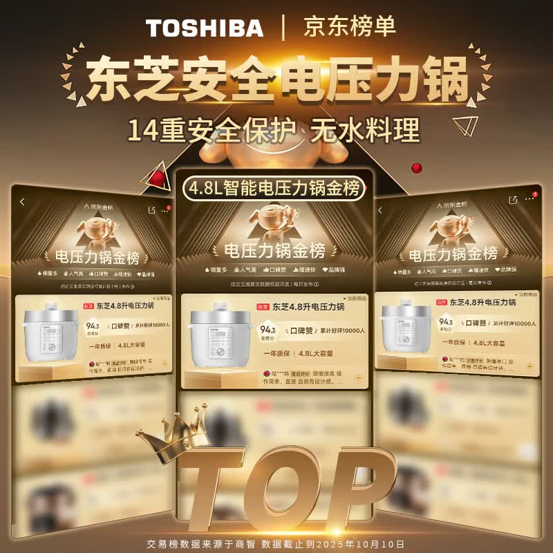 东芝PC-48MRSC(W)电压力锅图片