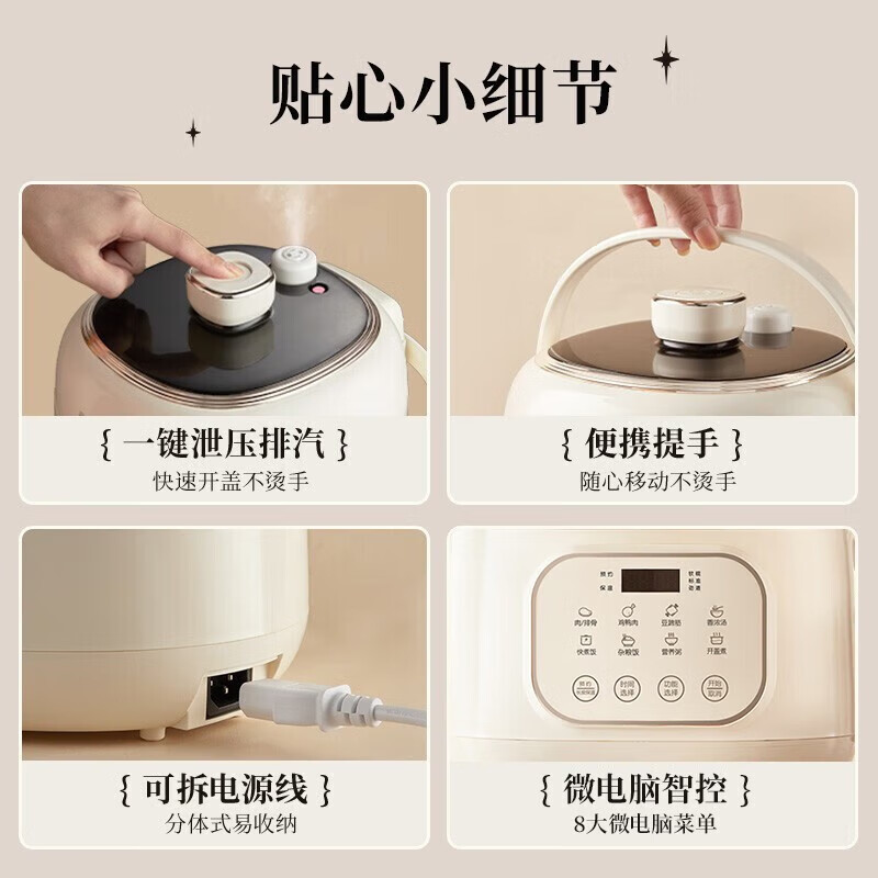 小熊YLB-A20X2电压力锅图片