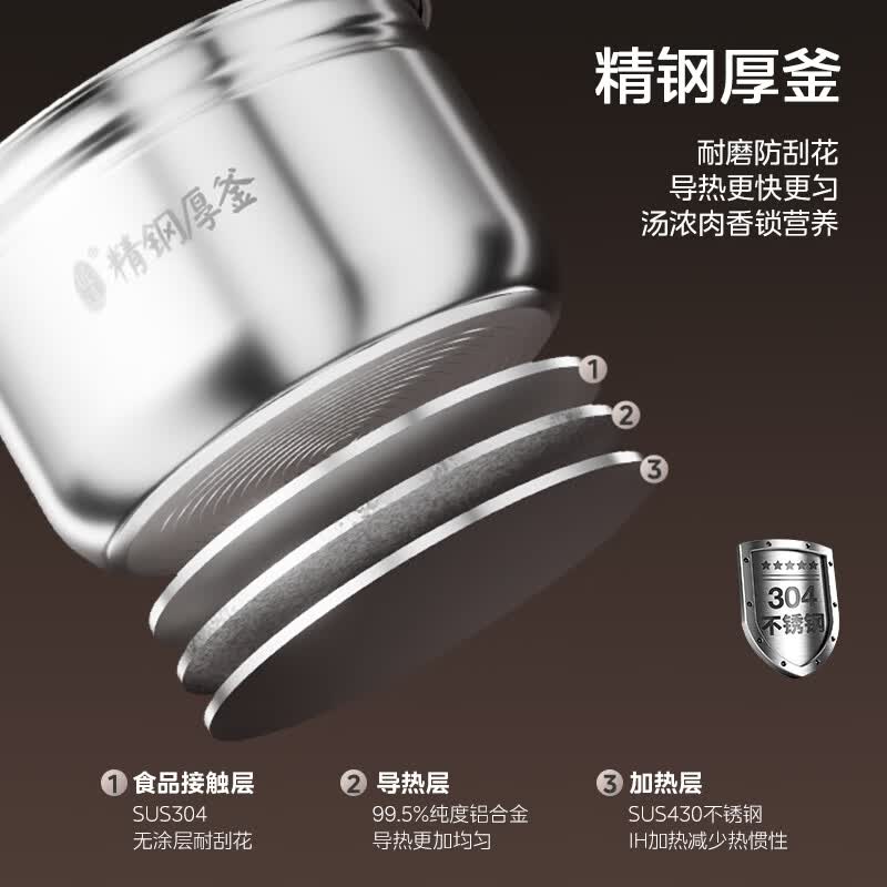 美的MY-S5879K电压力锅图片