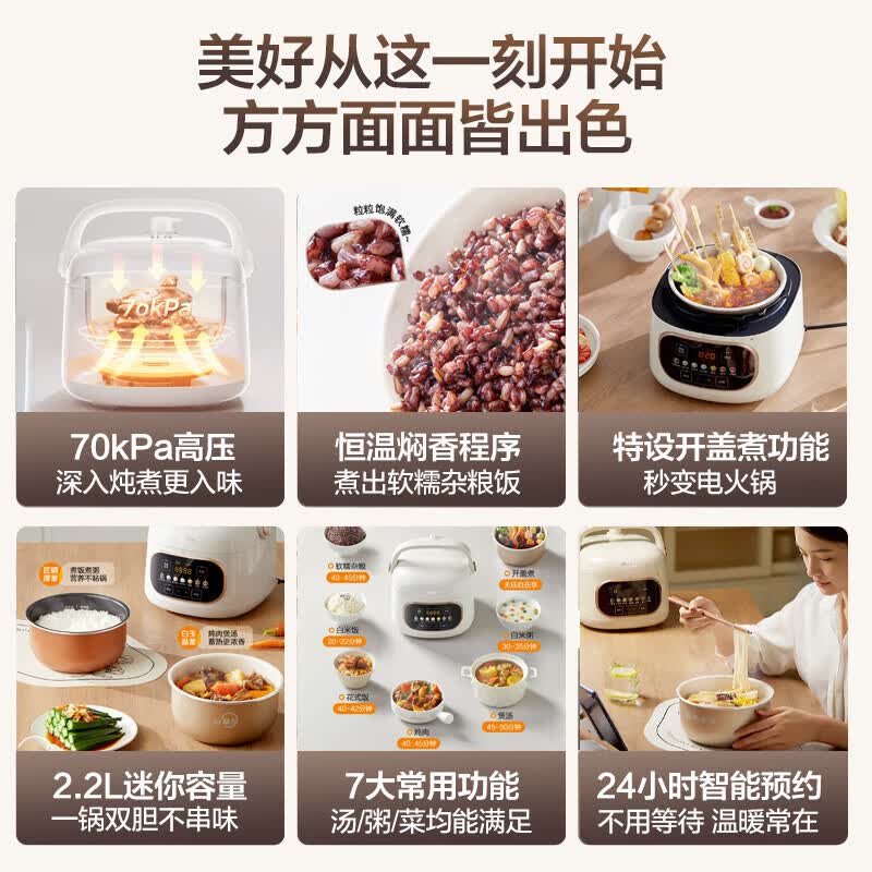 美的MY-C2945电压力锅图片