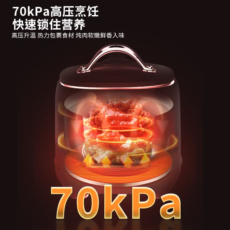 韩派HP-20S2-A电压力锅图片