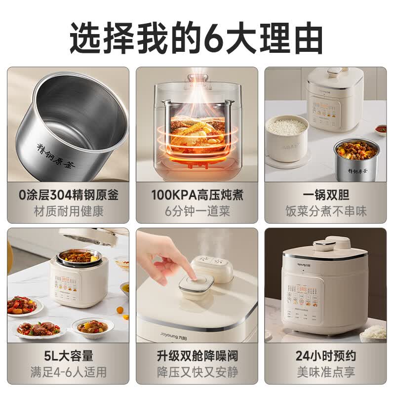九阳Y-50H150电压力锅图片