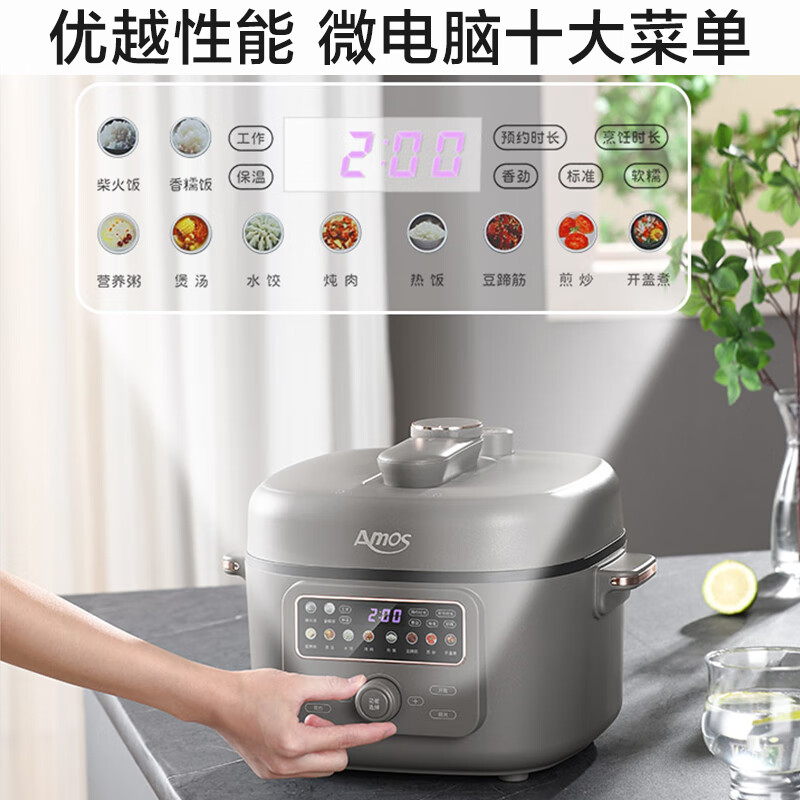 亚摩斯AS-YDG409A电压力锅图片