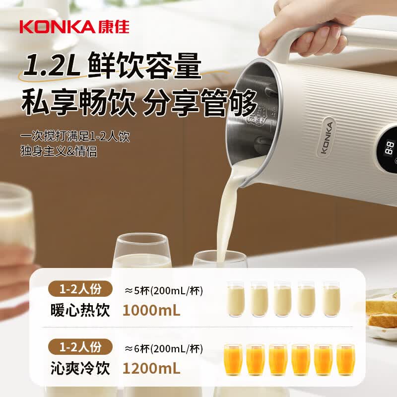 康佳KDJJ-1502E-W豆浆机图片