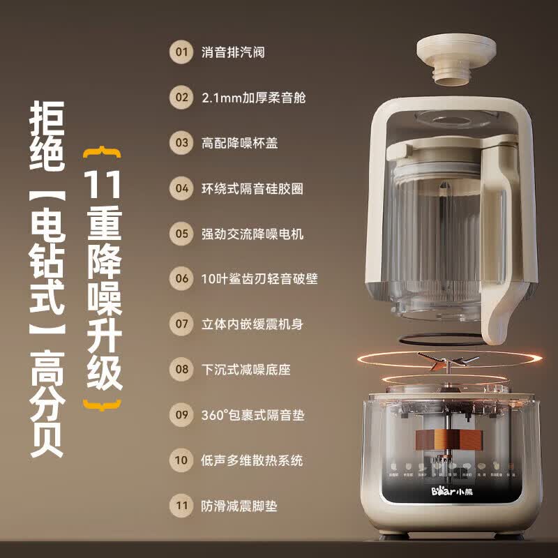 小熊PBJ-E08E6豆浆机图片