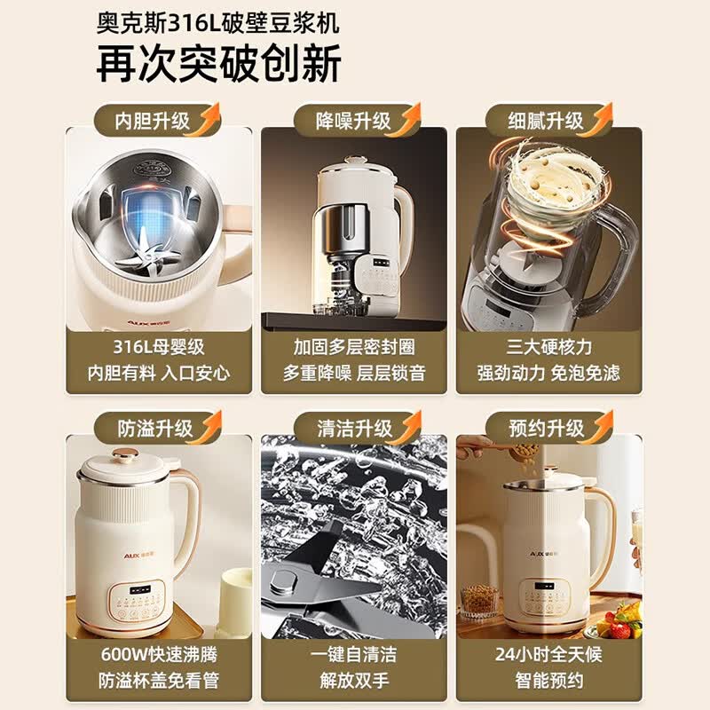 奥克斯HX-PD18豆浆机图片