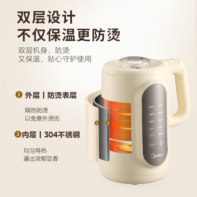 美的DJ10W2-006S豆浆机图片