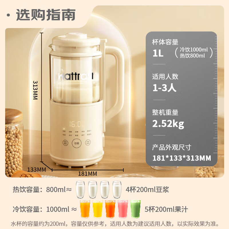 北欧沃朗S1T豆浆机图片