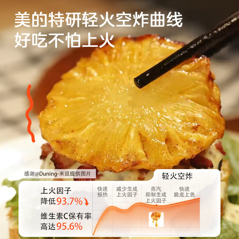 美的MF-KZC6505空气炸锅图片