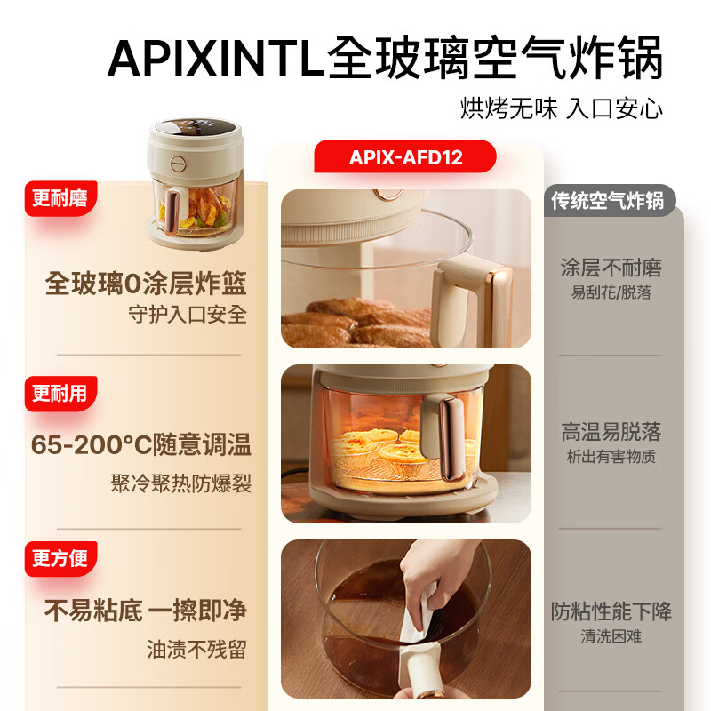 APIXINTL-APIX-AFD12空气炸锅图片