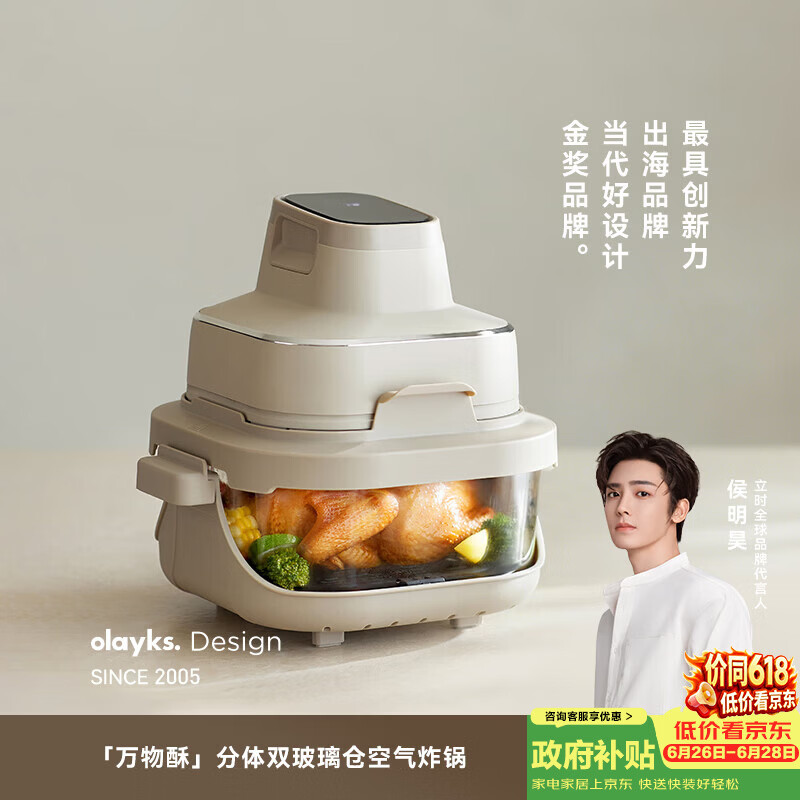olayks立时OLK-OY08空气炸锅图片