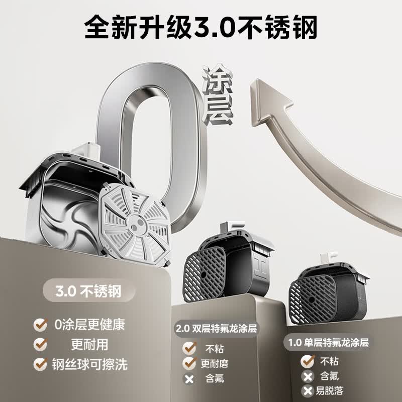 美的MF-KZE6086PRO空气炸锅图片