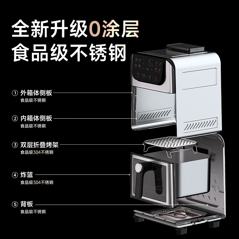 西屋WKZ60H10 Ultra空气炸锅图片