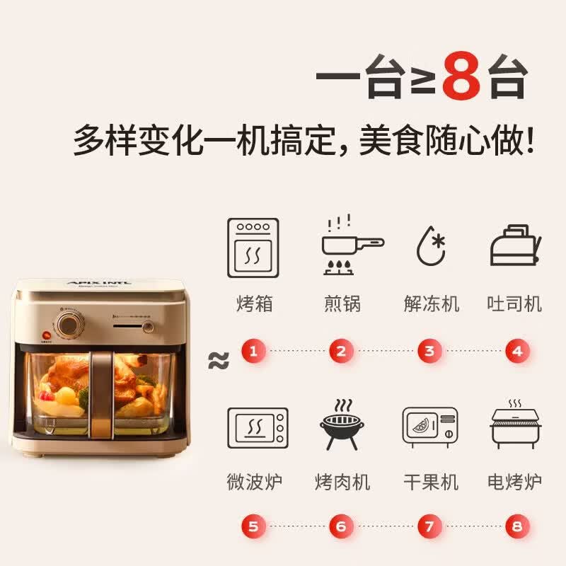 APIXINTL-APIX-AFMA12空气炸锅图片
