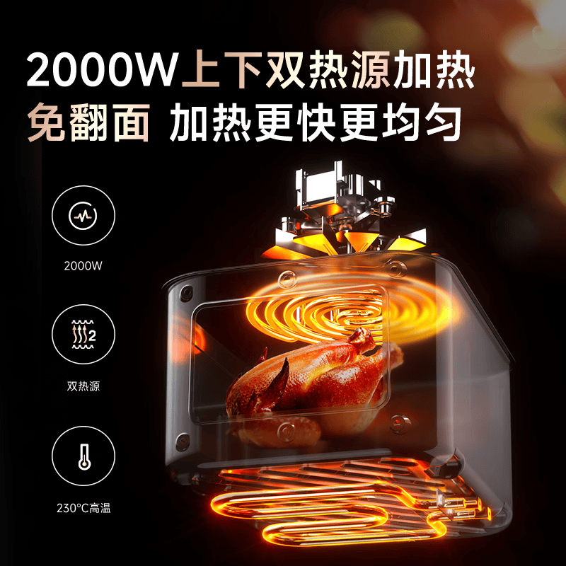 西屋WKZ60H10 Ultra空气炸锅图片