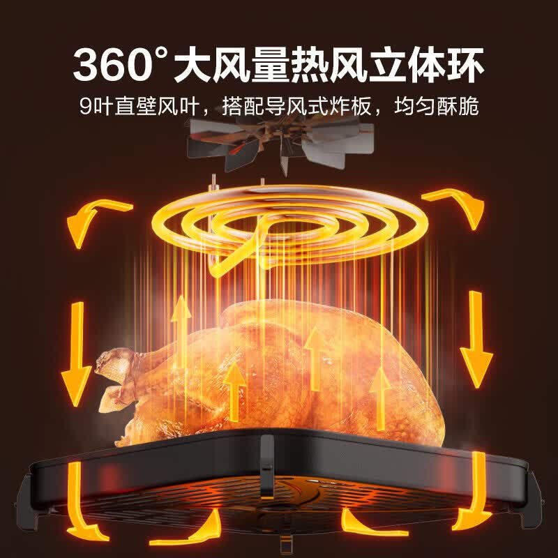 苏泊尔KJ50D827空气炸锅图片