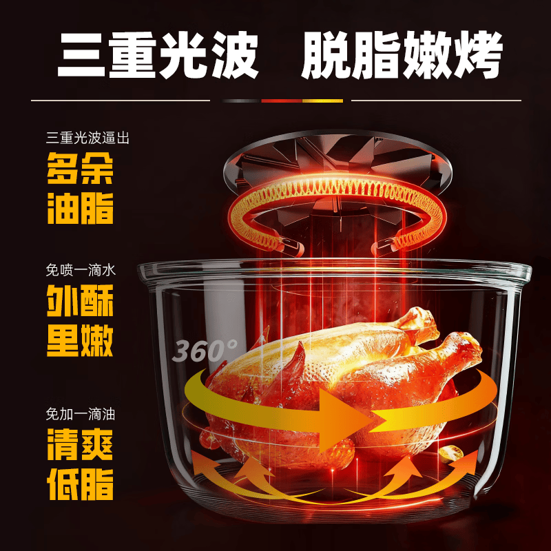 德国宝CKY-298S空气炸锅图片