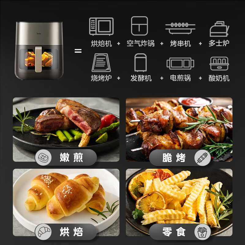 美的MF-KZC6502空气炸锅图片