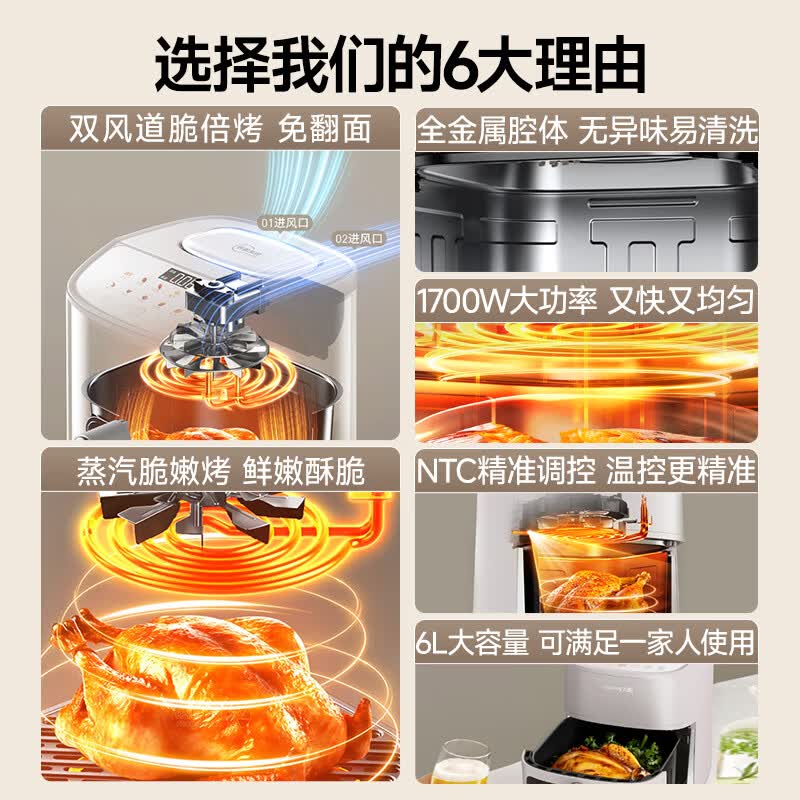 九阳KL55-V611空气炸锅图片