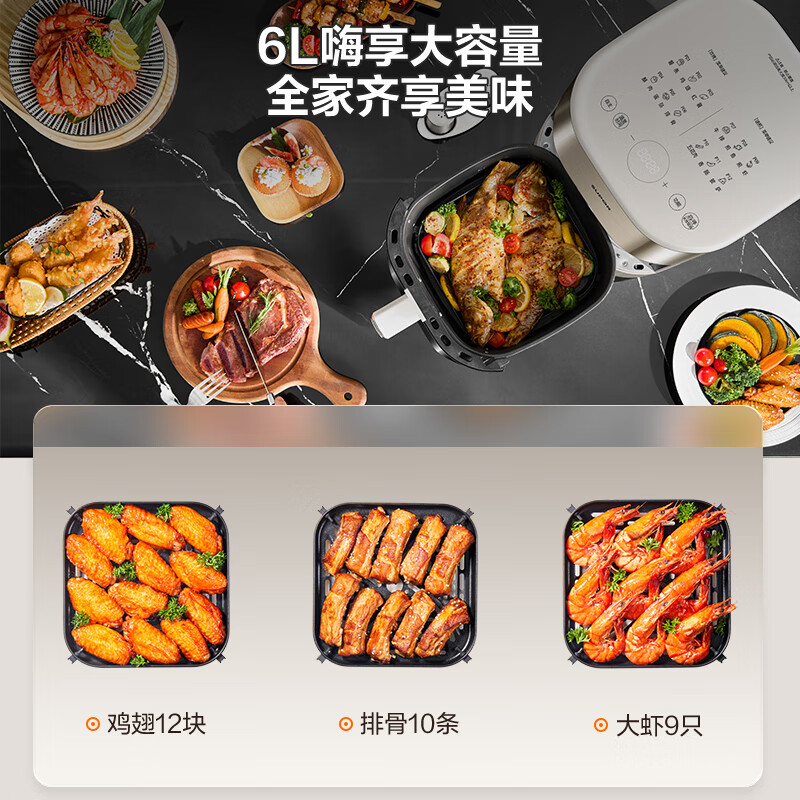 苏泊尔KD60D872空气炸锅图片