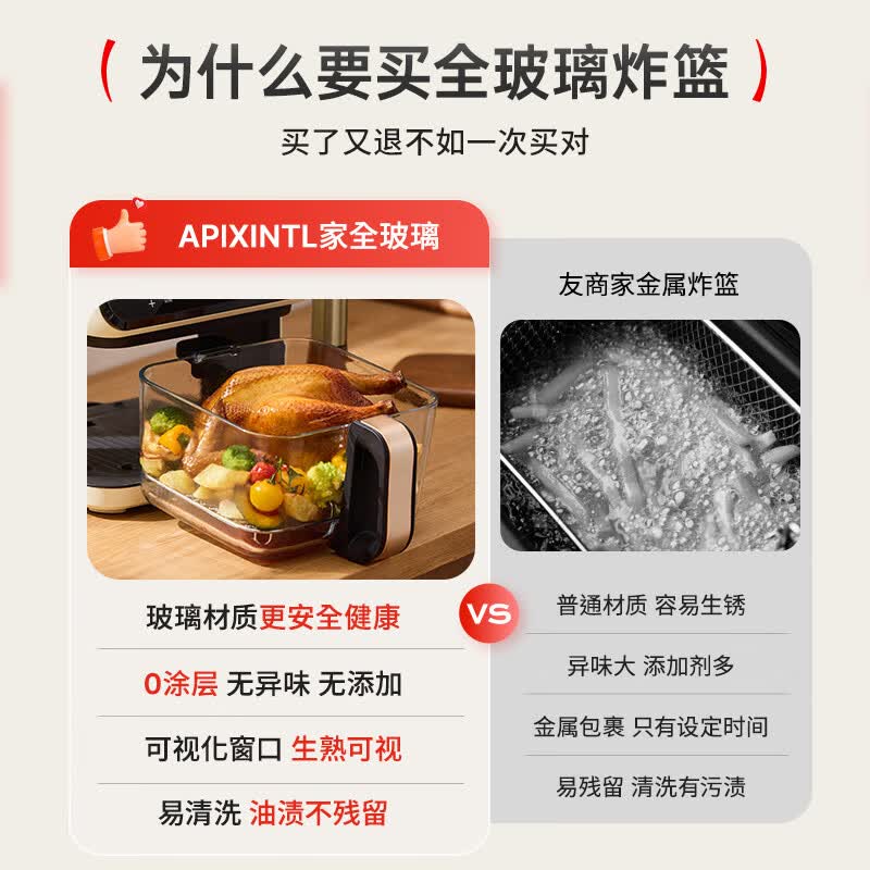 APIXINTL-APIX-AFM12空气炸锅图片