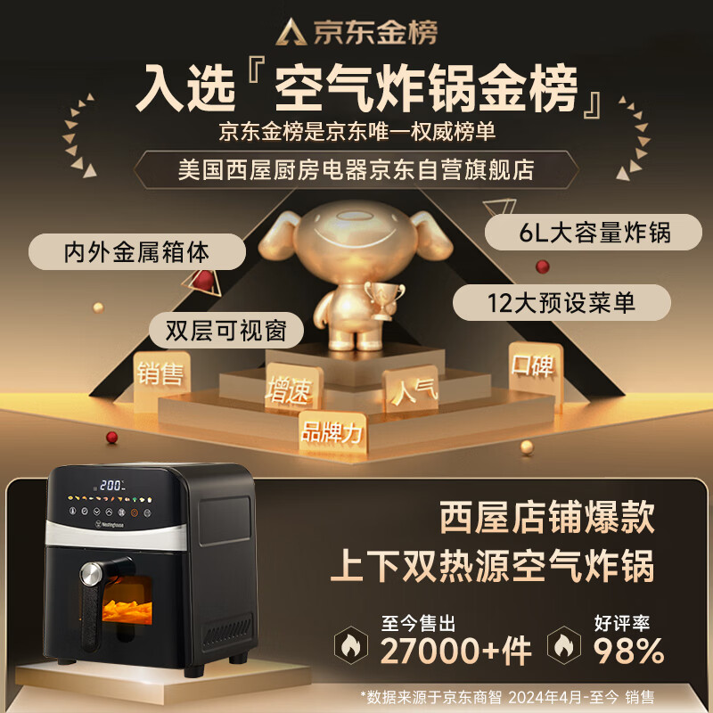 西屋WKZ60H10空气炸锅图片