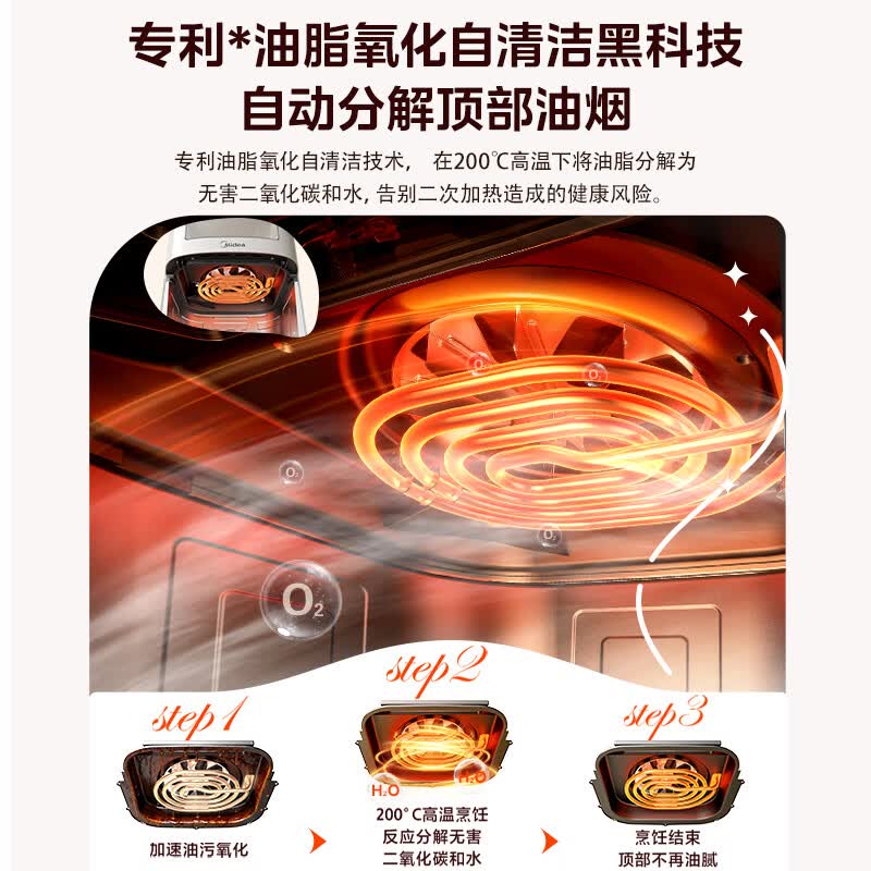 美的MF-KZC6521空气炸锅图片