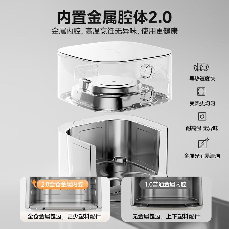 美的MF-KZE6086空气炸锅图片