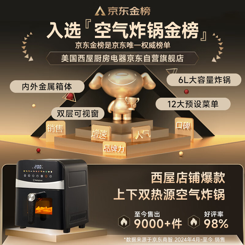 西屋WKZ90H20空气炸锅图片