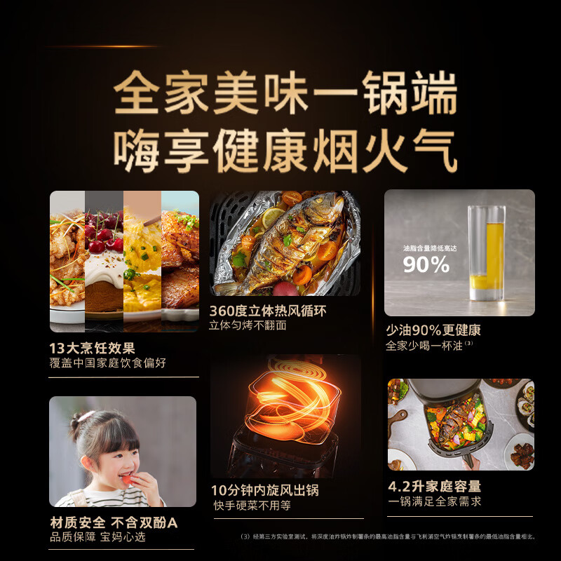 飞利浦NA221空气炸锅图片