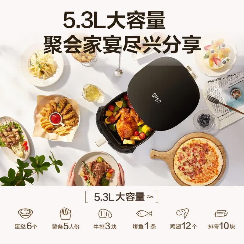 苏泊尔KD50D812A空气炸锅图片