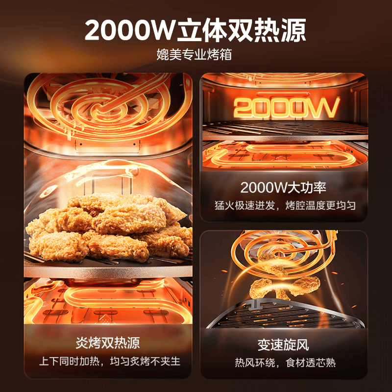 美的MF-KZC5394空气炸锅图片