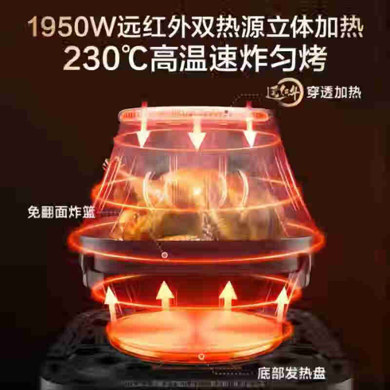 苏泊尔KD60YQ885空气炸锅图片