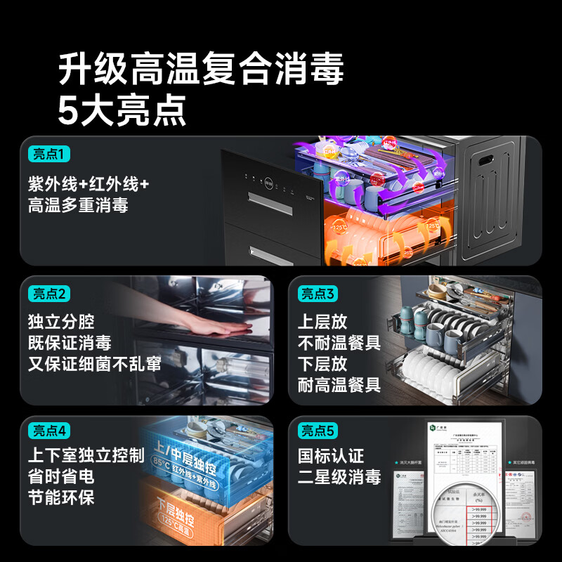 康宝XDZ110-EN321消毒柜图片