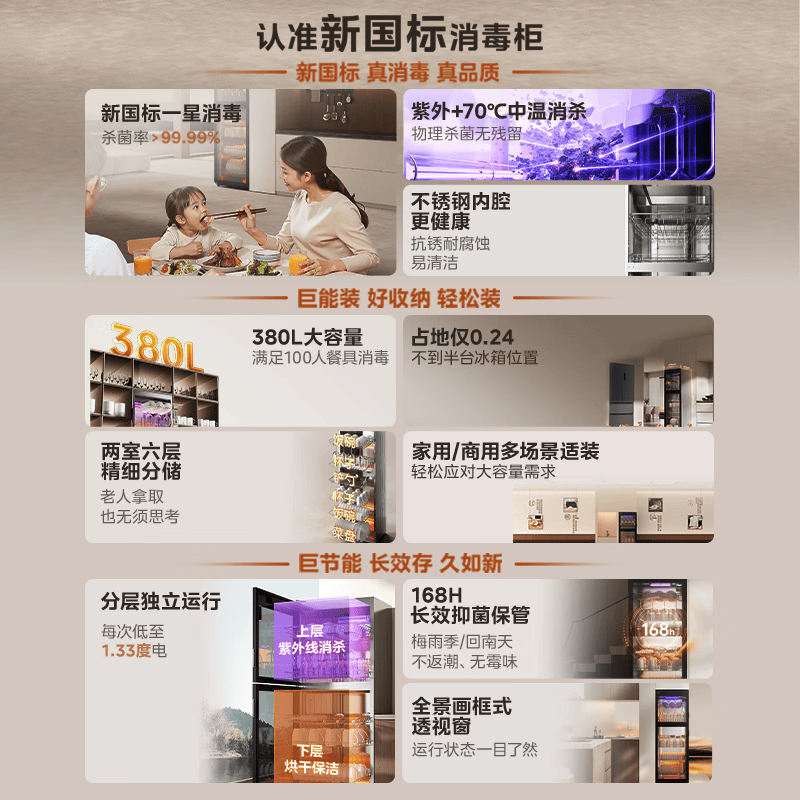 美的380R02消毒柜图片